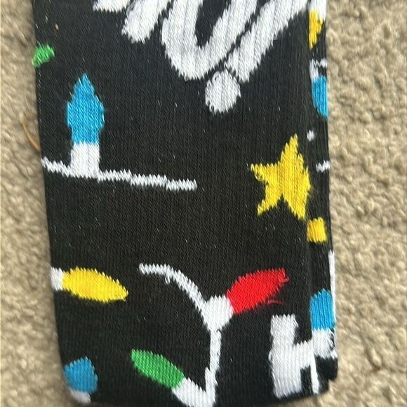 Two Sox Christmas Lights Ho! Ho! Ho! Crew Socks! - Picture 3 of 6